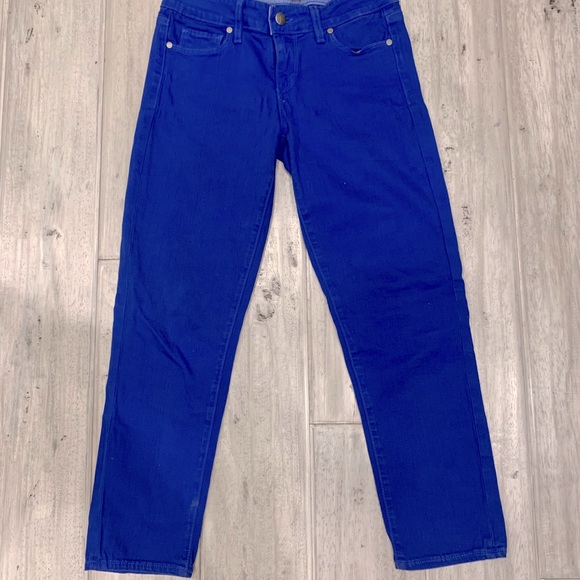 Last chance! EUC Paige Women's Roxie Capri Electric Blue Size 26 - Picture 7 of 11